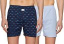 Longies Men's Printed Boxers (Pack of 2)...