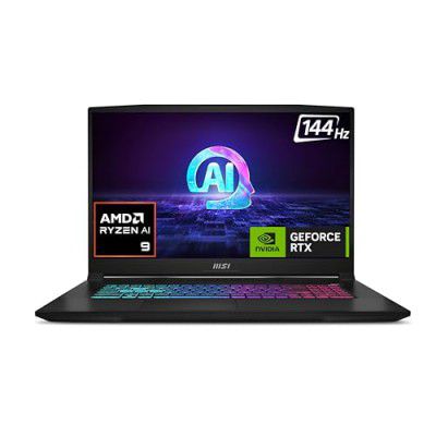MSI Katana A17 AI AMD 8th Gen Ryzen 9 8945HS B8VE-884IN Laptop (16GB RAM + 1TB NVMe SSD + Nvidia GeForce RTX4050 + 6GB GDDR6)
