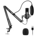 Maono AU-A04 Condenser Microphone Kit (Black)...