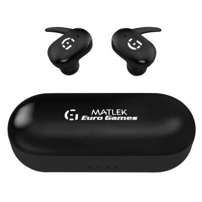 Matlek Bluetooth Earbuds Wireless Earphone with Microphone Headphone