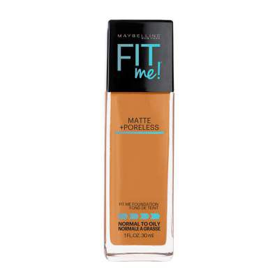 Maybelline New York Fit Me Matte+Poreless Liquid Foundation, 340 Cappuccino, 30ml