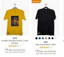 Men's Trendy Tshirts Starting at Rs.71...