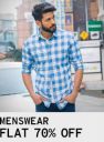 Menswear at Flat 70% Off...