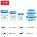Milton Super Storage Plastic Container Set, 6-Pieces...