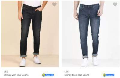 Minimum 65% Off on Lee Jeans