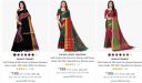 Minimum 90% off on women's Sarees...