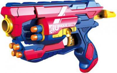 Miss & Chief Manual Blaze Storm Gun Blaster with 10 Foam Bullets for Kids