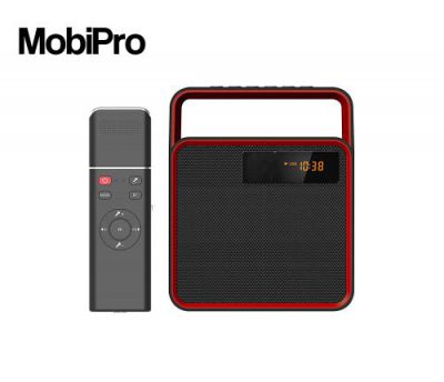 Mobipro (Musky) Portable 6 - in - 1 Bluetooth Wireless Speaker With Mic/Karaoke Microphone, Aux-in/ TF Card/FM RADIO With USB