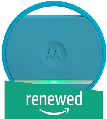 Motorola Connect Coin with Selfie Button and Key/Phone Finder (Blue