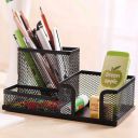 Music 555-3 Sections Metal Lacquer Pen Stand for Office & Home Use...