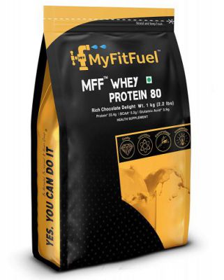 Myfitfuel Mff Whey Protein 80 - 1 Kg (2.2 Lbs) Rich Chocolate Delight
