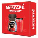 NESCAFÉ Travel Kit (Red) - NESCAFÉ Classic Coffee, 200g with Travel Mug (Limited Edition)...