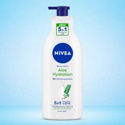 NIVEA Body Lotion, Aloe Hydration (600 ml)