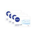 NIVEA Soap, Creme Soft, 125g (Pack of 4) ...