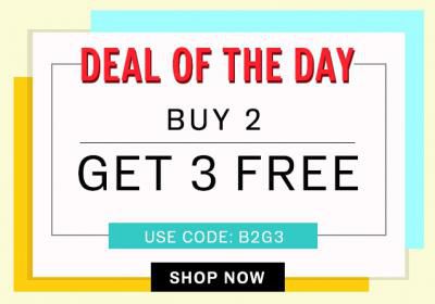 NNNOW: 50% Off+ Buy 2 Get 3 Free