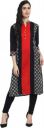 Nayo Women Printed Straight Cotton Blend Kurta...