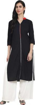 Nayo Women Solid Straight Kurta