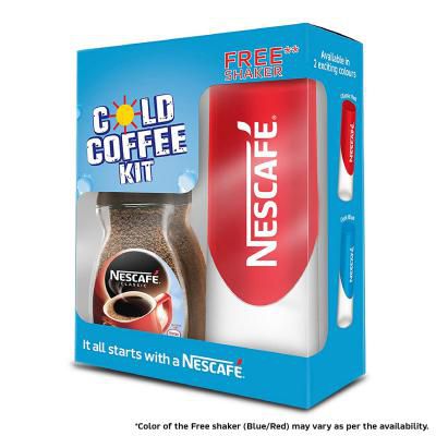 Nescafe Classic Jar, 50g with Free Shaker (Red/Blue)