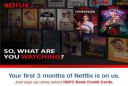 Netflix: 4 months Subscription at 1 month Cost...