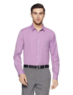 Next Look Men's Solid Slim Fit Formal Shirt