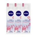 Nivea Body Deodorizer Fresh Rose and Care Gas Free Spray for Women, 120 ml (Pack of 3)...