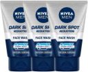 Nivea Men Dark Spot Reduction Face Wash - 100 g (Pack of 3)...