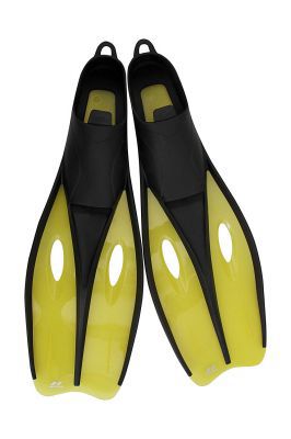 Nivia Polypropylene Training Fins (Yellow) (42-44)