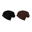 Noise Boy's Acrylic Beanie Knitted Winter Cap Black and Brown_XL (NOICAPWNTRCMB003)...