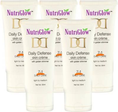 NutriGlow Daily Defense Skin Creame 50g (Pack Of 5) (50 g)