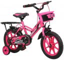 Ollmii Bikes 14 inches Pink Unisex Kids Cycle for 2 to 5 Years Age Group...