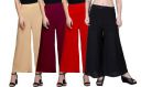 Omikka Women's 160 GSM Cotton Lycra Leggings Combo (Multicolour, Free Size) - Pack-10...
