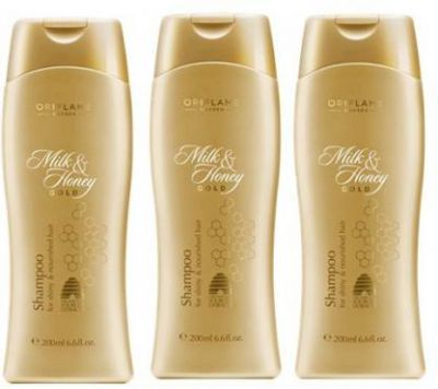 Oriflame Milk And Honey Shampoo (Pack Of 3) (600 ml)