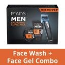 POND'S Men Energy Bright Facewash & Energy Burst Face Gel, 250 g with Free Trimmer Combo...