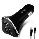 PTron Bullet 3.1A Fast Charging Car Charger, 3 USB Port with Micro USB Cable...
