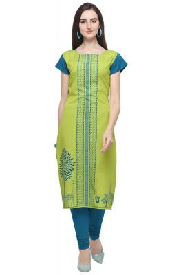 PURVAJA Womens crepe straight Kurta