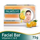 Palmolive Skin Therapy Facial Bar Soap with Vitamin C and E - 75g...