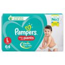 Pampers All round Protection Pants, Large (64 Count)...