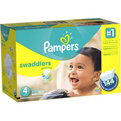 Pampers Swaddlers Diapers Size 4 144 Count