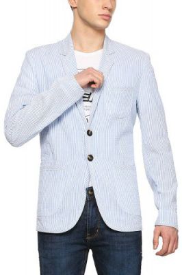 People Men's Notch Lapel Regular fit Blazer