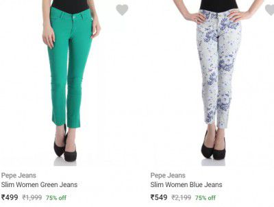 Pepe Jeans Women Jeans Upto 80% Off