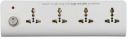Philips Ecolink Spike Guard White 4 Socket Surge Protector...