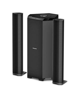 Philips Audio MMS8085B/94 80W 2.1 Channel Convertible USB Multimedia Speaker System