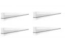 Philips Slimline 20-Watt LED Batten (Pack of 4, Cool Day Light)...