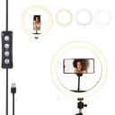 Photron Professional 12 Inch(30cm) LED Ring Light with Mobile Holder PH12RL...