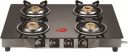 Pigeon Brunet Stainless Steel, Glass Manual Gas Stove (4 Burners)...