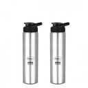 Pigeon INOX Hydra 750 700 ml Bottle (Pack of 2, Black, Steel/Chrome, Steel)...