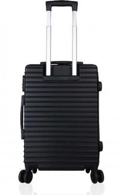 Police Knob Expandable Cabin Luggage - 20 inch (Black)