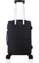Police Knob Expandable Cabin Luggage - 20 inch (Black)...