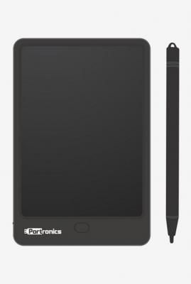 Portronics POR-942 RuffPad 12 Plus 12 Inch Re-Writable LCD Pad with Stylus (Black)