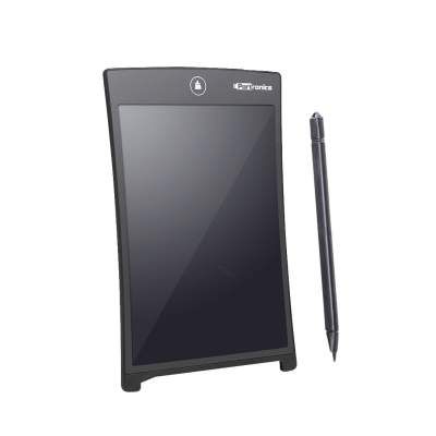 Portronics Portable RuffPad Re-Writeable 21.59Cm (8.5-inch) LCD POR-628 with 4 Magnet, Stylus Drawing Handwriting Board, Black